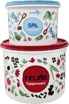 Tupperware Kit 2 Peças Porta Feijão E Sal Tupperware Kit 2 Peças Porta Feijão E Sal