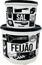 Tupperware Kit 2 Peças Porta Feijão E Sal