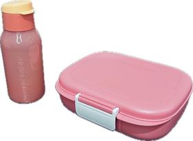 Tupperware Kit 2 Peças Porta Lanche E Garrafa Tupperware Kit 2 Peças Porta Lanche E Garrafa