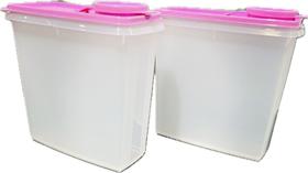 Tupperware Kit 2 Peças Porta Sabão Em Pó Amaciante Ou Cereais 2,8L