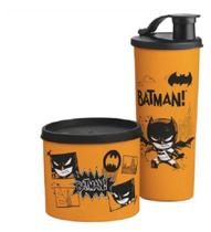 Tupperware Kit 2 Peças Pote E Copo Com Bico Batman Tupperware Kit 2 Peças Pote E Copo Com Bico Batman
