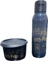Tupperware Kit 2 Peças Pote E Garrafa Harry Potter
