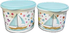 Tupperware Kit 2 Peças Tigelas Mar De Flores