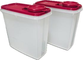 Tupperware Kit 2 Porta Amaciantes Ou Cereais 2,8L Tupperware Kit 2 Porta Amaciantes Ou Cereais 2,8L