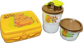 Tupperware Kit 3 Peças Infantil Capivara Lanchinho