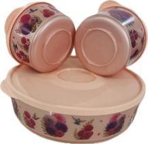 Tupperware Kit 3 Peças Tigelas Ilumina