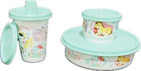 Tupperware Kit 3 Potes Conjunto Bebê Fazenda