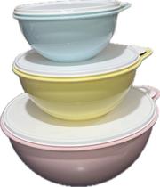 Tupperware Kit 3 Tigelas Criativas 7,8L, 3L E 1,4 Litros Tupperware Kit 3 Tigelas Criativas 7,8L, 3L E 1,4 Litros