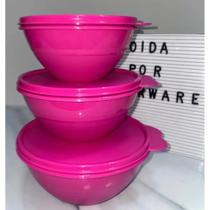 Tupperware Kit 3 Tigelas Maravilhosa 500ml, 750ml E 1 Litro Tupperware Kit 3 Tigelas Maravilhosa 500ml, 750ml E 1 Litro