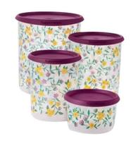 Tupperware Kit 4 Potes Instantânea Magica Desabrochar