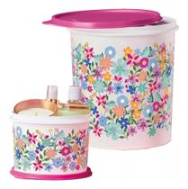 Tupperware Kit Caixa Bouquet De Amor 1,1 Litro + 3,7 Litros