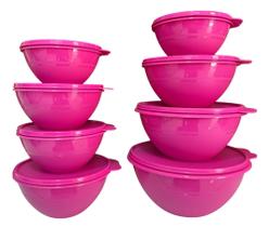 Tupperware kit de tigelas maravilhosas com glitter 8 peças Tupperware kit de tigelas maravilhosas com glitter 8 peças