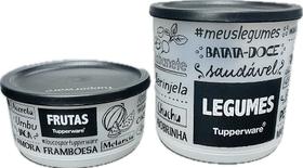 Tupperware Kit Floral Legumes 3,3 Lts e Verduras 2,1 Lts