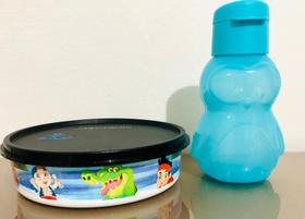 Tupperware Kit Infantil Pratinho + Eco Tupper Kids Pinguim