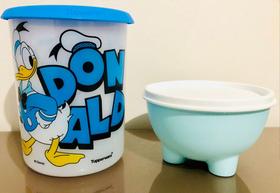 Tupperware Kit Instantânea Disney Sal Donald + Saleiro Com Pé