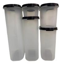 Tupperware Kit Potes Modular Oval 5 Peças