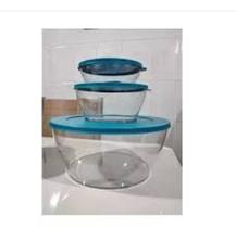 Tupperware kit Tigela Clear 610ml, 990ml, 1,3l Tupperware kit Tigela Clear 610ml, 990ml, 1,3l