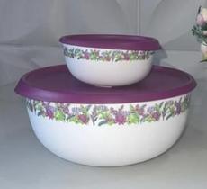 Tupperware Kit Tigela Toque Mágico Beija-flor 550ml e 4,3Lt