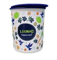 Tupperware Lixinho de Pia Floral com Tampa Azul
