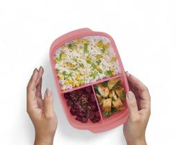 Tupperware Marmita Cristalwave c/Divisórias 1L