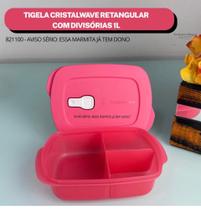 Tupperware marmita para microondas co divisórias