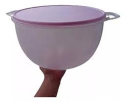 Tupperware Mega Criativa 10 litros Translúcida e Rosa Tupperware Mega Criativa 10 litros Translúcida e Rosa