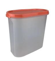 Tupperware modular oval 3 laranja 1.7 l
