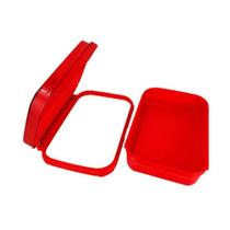 Tupperware Modular Retangular Classic 2 litros Vermelho