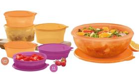 Tupperware Pda/Bea Tigela Classic Com 7 Peças Colorido.