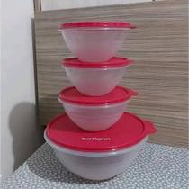 Tupperware Pda/Bea Tigela Maravilhosa Com 4 Peças.