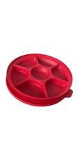 Tupperware Petisqueira Aloha - Vermelho Pimenta - Ideal para Receber