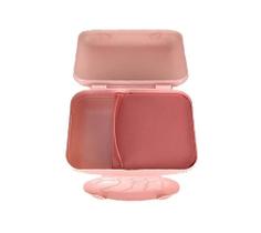 Tupperware Porta Lanches com Divisórias Peônia Tupperware Porta Lanches com Divisórias Peônia