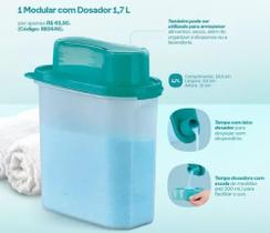 Tupperware porta sabão modular 1,7 litros