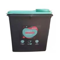 Tupperware porta sabão ou amaciante com tampa base escuro 2,5 litros