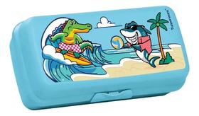 tupperware Porta Sanduíche Retangular Surf Azul