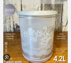 Tupperware pote instantânea mágica brilho de renda 4,2 litros