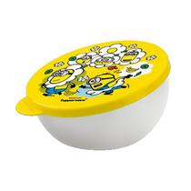 Tupperware Pote Redondo Minions Primavera 300ml Branco