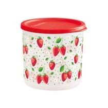 TUPPERWARE POTE REFRI LINE REDONDO MORANGO LINHA GELADEIRA, ORGANIZAÇÃO 1,1 litros TUPPERWARE POTE REFRI LINE REDONDO MORANGO LINHA GELADEIRA, ORGANIZAÇÃO 1,1 litros