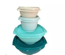 Tupperware potes tigelas sensação 4 peças original