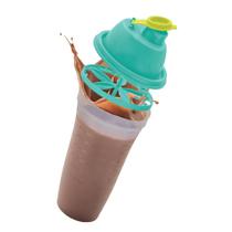 Tupperware Quick Shake 500ml com Tampa Verde - Misturador Prático