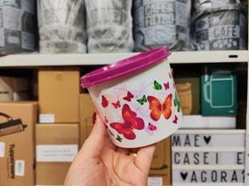 Tupperware Redondinha 500 ml Borboletas - Importada