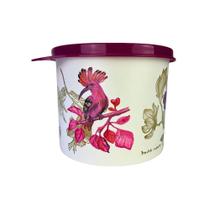 Tupperware Redondinha Botânica Aquarela 500ml Tupperware Redondinha Botânica Aquarela 500ml