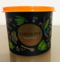 Tupperware Redondinha Chocolate Floral 390g - 500 Ml