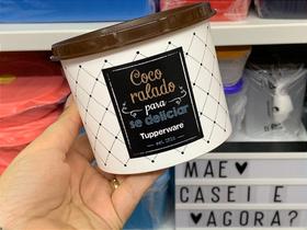 Tupperware Redondinha Coco Ralado Bistrô 500 ml Tupperware Redondinha Coco Ralado Bistrô 500 ml