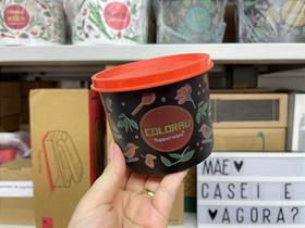 Tupperware Redondinha Colorau Floral 350g / 500ml