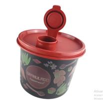 Tupperware Redondinha Granulado com Bico Dosador Floral 350g Tupperware Redondinha Granulado com Bico Dosador Floral 350g