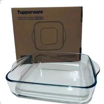 Tupperware Refracware 1,9 Litro Travessa Quadrada De Vidro