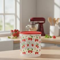 TUPPERWARE Refri Line Redondo 3,3 Litros Morango Do Amor TUPPERWARE Refri Line Redondo 3,3 Litros Morango Do Amor