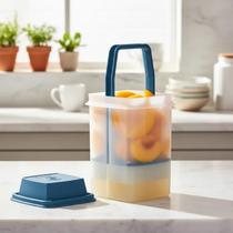 Tupperware Serve e Conserva 1,2L com Tampa Azul - Armazenamento Prático
