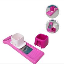 Tupperware Super Chef Mini Ralador Corte Ida e Volta cor Rosa